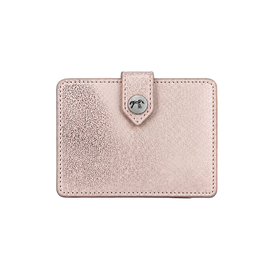 Porte-cartes Cartoon - Rose glitter