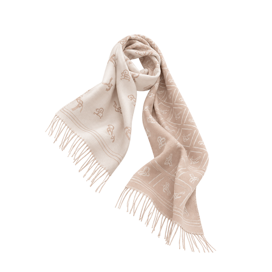 Écharpe Lana - Beige & Ecru