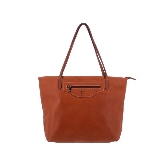 Sac Totti en cuir Pénélope, modèle personnalisable, présenté en vue frontale.